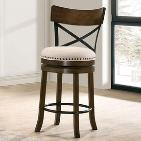 CLARENCE 24" Swivel Barstool Half Price Furniture