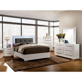 CLEMENTINE Glossy White Dresser Half Price Furniture