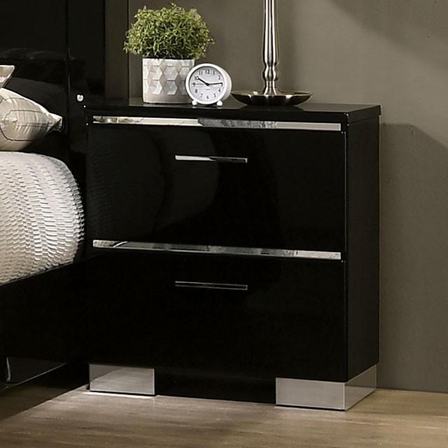 CARLIE Night Stand w/ USB Plug Half Price Furniture