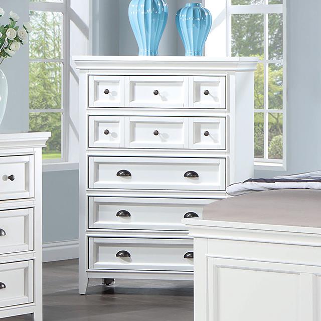 CASTILE Chest, White Half Price Furniture