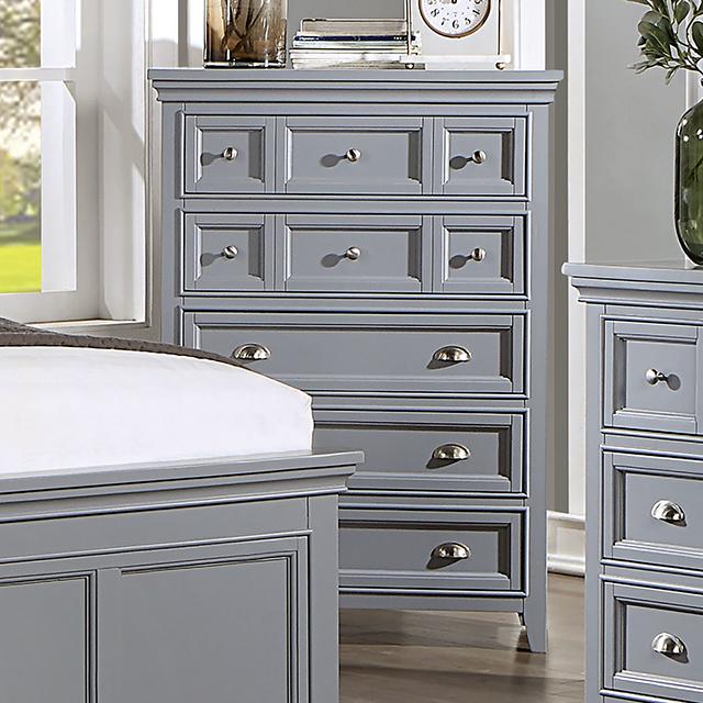 CASTLILE Chest, Gray Half Price Furniture