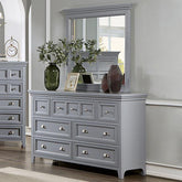 CASTLILE Dresser, Gray Half Price Furniture