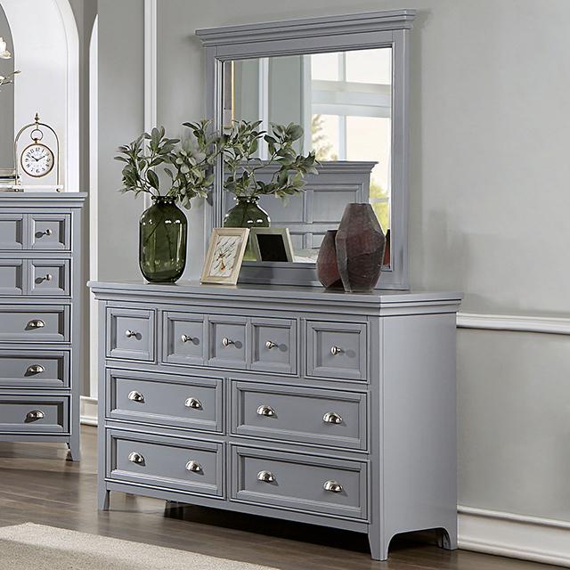 CASTLILE Dresser, Gray Half Price Furniture