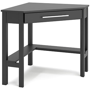 Otaska Home Office Corner Desk with Bookcase - Half Price Furniture