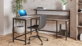 Arlenbry Home Office L-Desk with Storage - Desk - Half Price Furniture