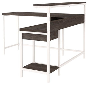 Dorrinson Home Office L-Desk with Storage - Half Price Furniture