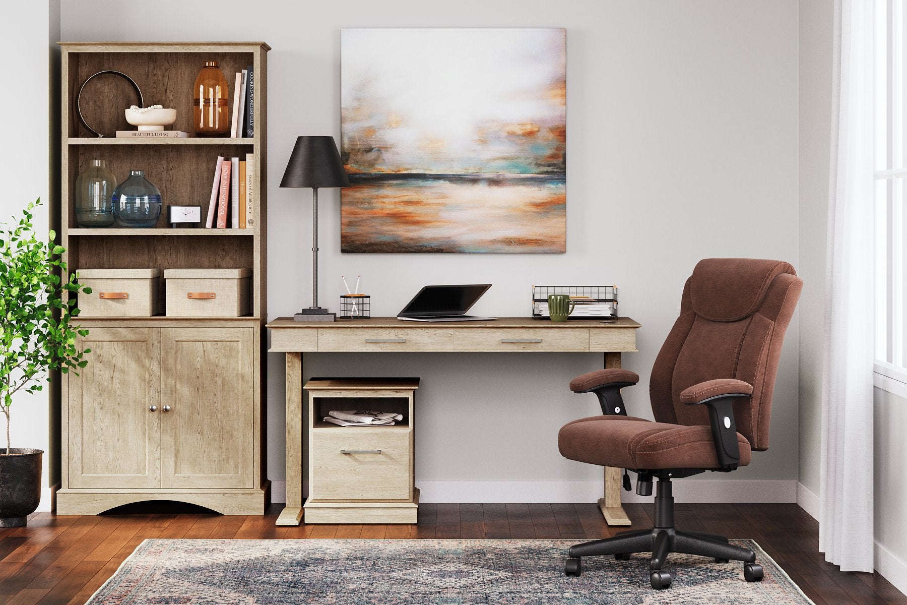 Elmferd Home Office Set - Half Price Furniture