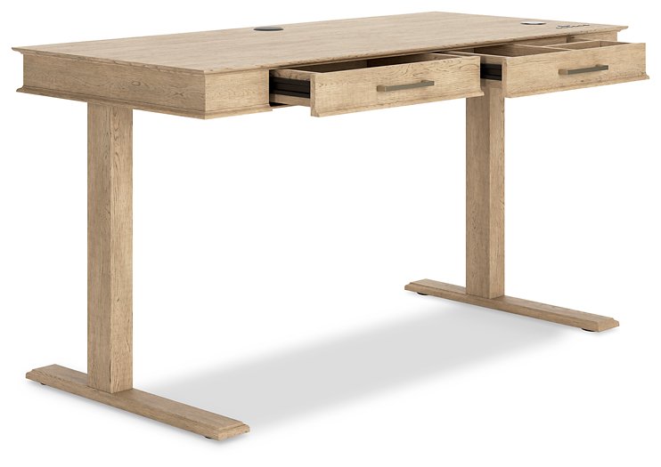 Elmferd 53" Adjustable Height Desk - Half Price Furniture