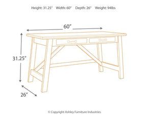 Baldridge Home Office Desk - Half Price Furniture