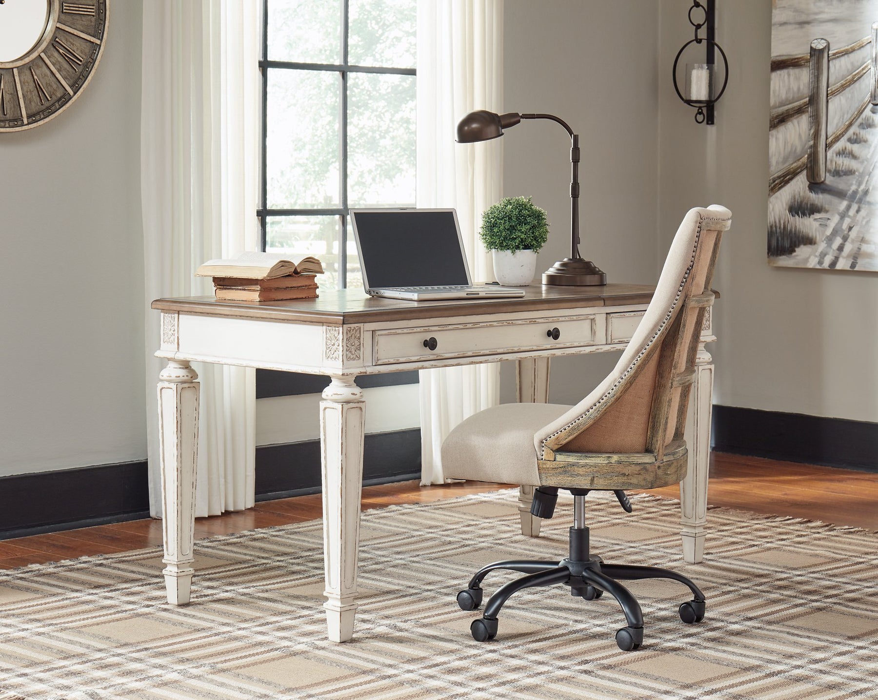 Realyn Home Office Lift Top Desk - Half Price Furniture