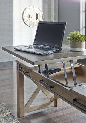 Aldwin Home Office Lift Top Desk - Half Price Furniture