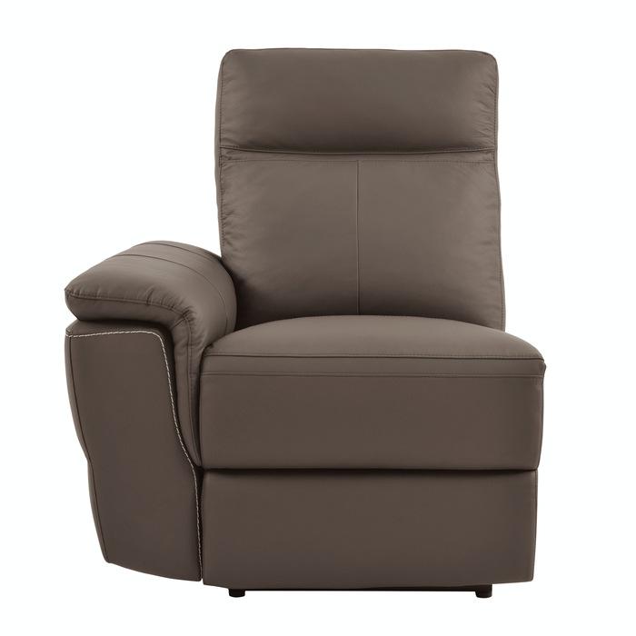 Homelegance Furniture Olympia Power LSF Reclining Chair with USB Port 8308-LCPW Half Price Furniture