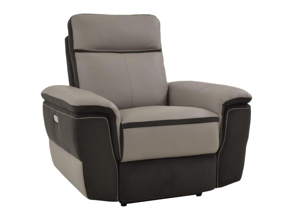 Homelegance Furniture Laertes Power Reclining Chair in Taupe Gray 8318-1PW - Half Price Furniture