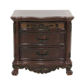 Homelegance Deryn Park 3 Drawer Nightstand in Cherry 2243-4 Half Price Furniture