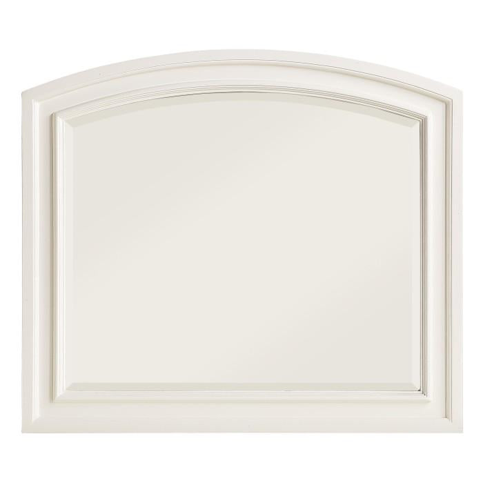 Homelegance Laurelin Mirror in White 1714W-6 Half Price Furniture