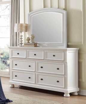 Homelegance Laurelin 7 Drawer Dresser in White 1714W-5 - Half Price Furniture