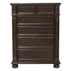 Homelegance Catalonia 5 Drawer Chest in Cherry 1824-9 Half Price Furniture