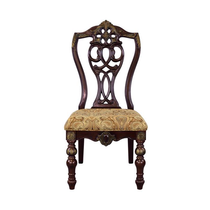 Homelegance Catalonia Side Chair in Cherry (Set of 2) 1824S Half Price Furniture