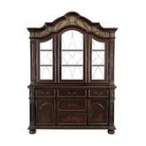 Homelegance Catalonia Buffet with Hutch in Cherry 1824-50-55 Half Price Furniture