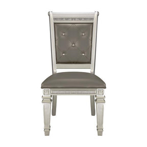 Homelegance Bevelle Side Chair in Silver (Set of 2) 1958S Half Price Furniture