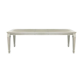 Homelegance Bevelle Rectangular Dining Table in Silver 1958-96 Half Price Furniture