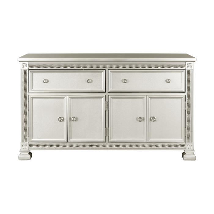 Homelegance Bevelle Buffet in Silver 1958-55 Half Price Furniture