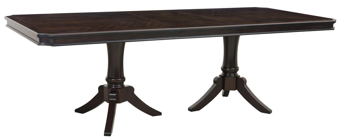 Homelegance Marston Rectangular Dining Table in Dark Cherry 2615DC-96 - Half Price Furniture