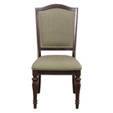 Homelegance Marston Side Chair in Dark Cherry (Set of 2) 2615DCS Half Price Furniture