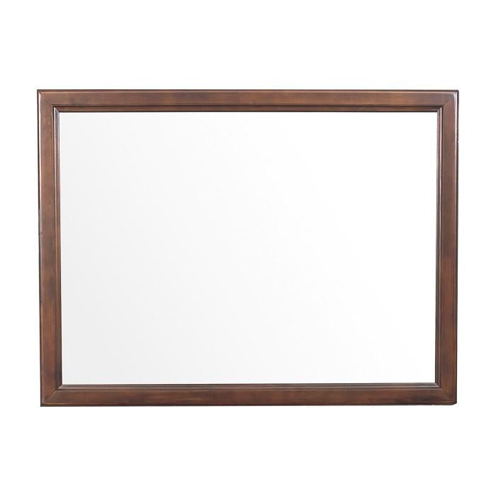 Homelegance Cotterill Mirror in Cherry 1730-6 Half Price Furniture