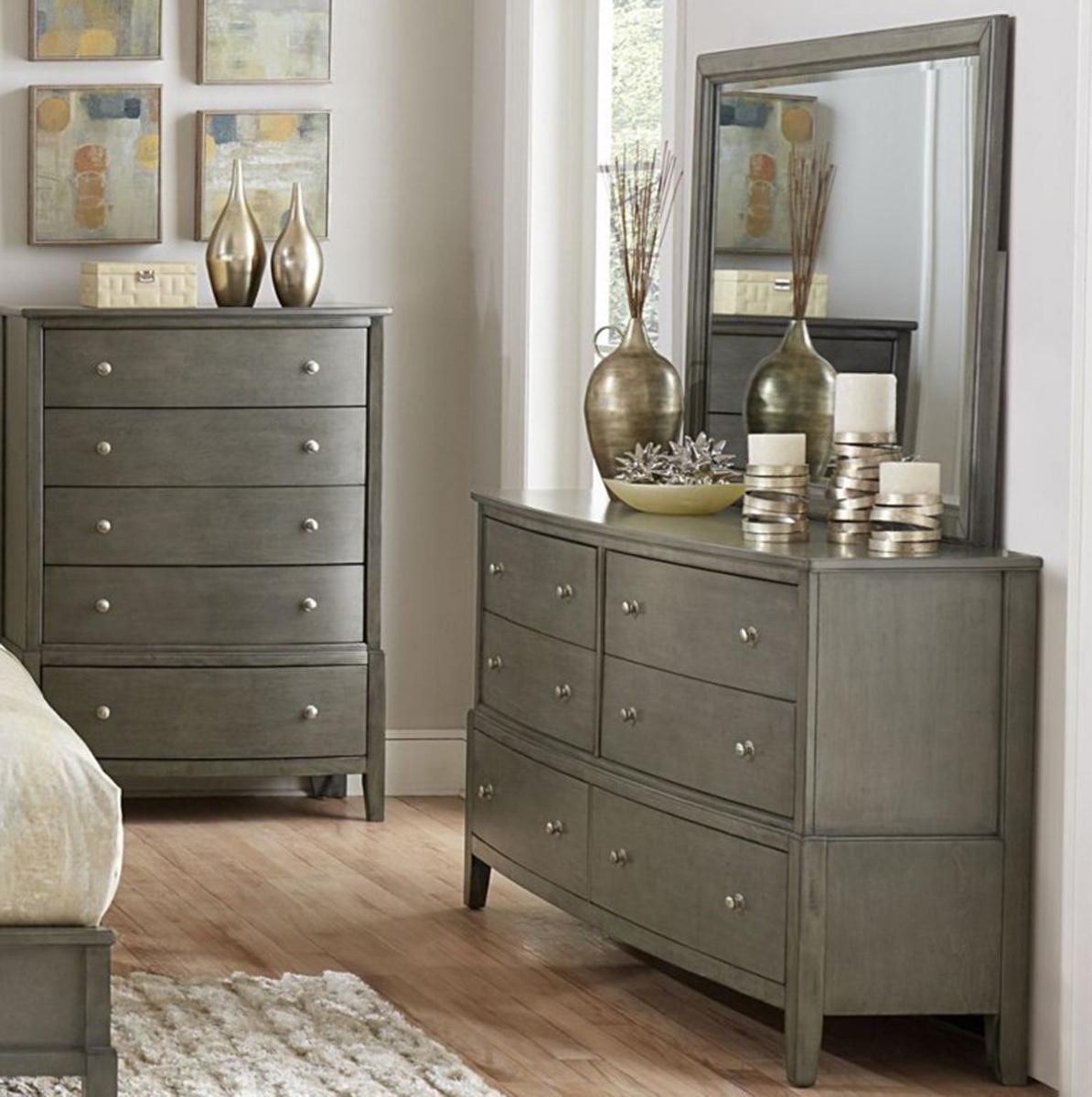 Homelegance Cotterill 6 Drawer Dresser in Gray 1730GY-5 - Half Price Furniture