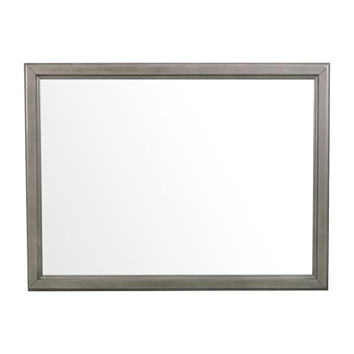 Homelegance Cotterill Mirror in Gray 1730GY-6 Half Price Furniture