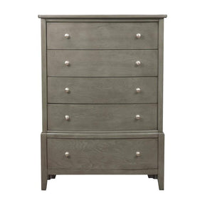 Homelegance Cotterill 5 Drawer Chest in Gray 1730GY-9 Half Price Furniture