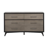 Homelegance Raku 6 Drawer Dresser in Gray 1711-5 Half Price Furniture