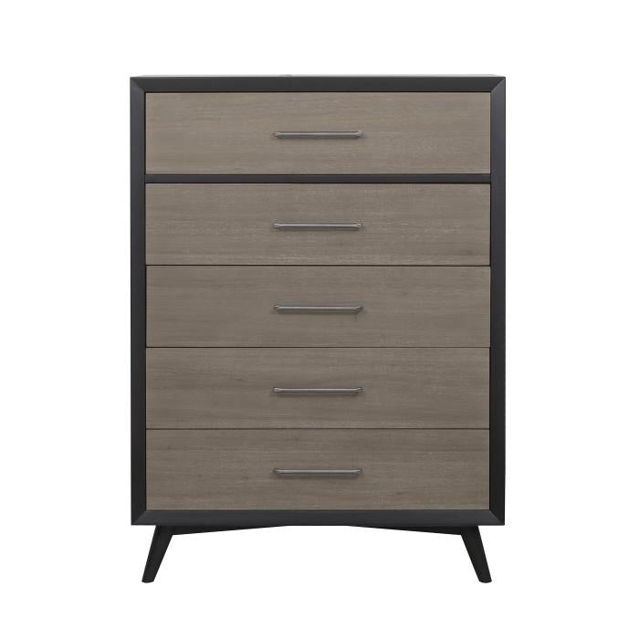 Homelegance Raku 5 Drawer Chest in Gray 1711-9 Half Price Furniture