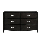 Homelegance Lyric 6 Drawer Dresser in Brownish Gray 1737NGY-5 - Half Price Furniture