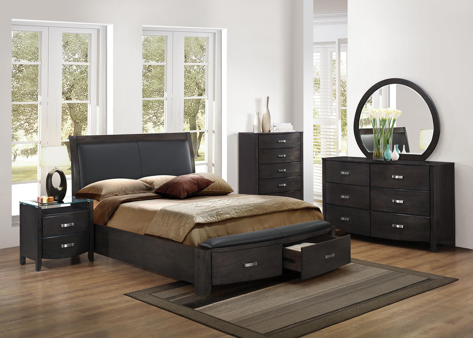 Homelegance Lyric 2 Drawer Nightstand in Brownish Gray 1737NGY-4 - Half Price Furniture