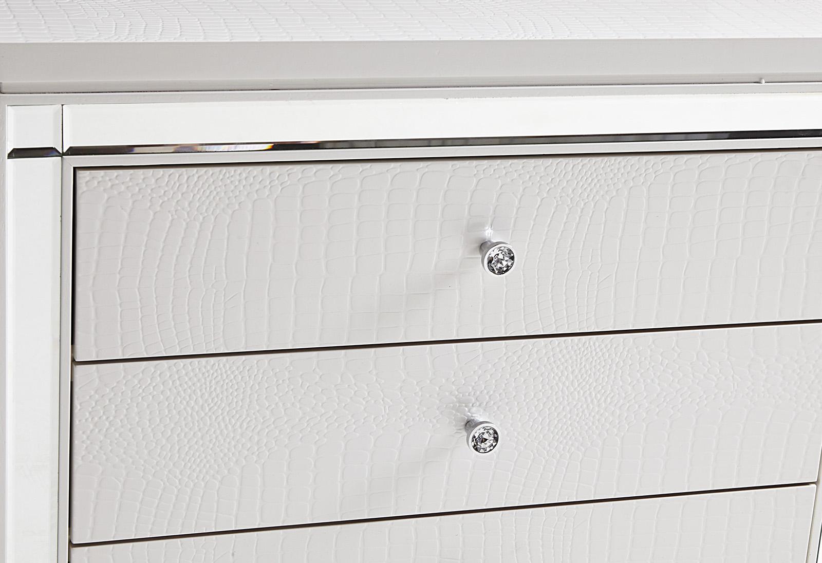 Homelegance Alonza 9 Drawer Dresser in White 1845-5 - Dresser - Half Price Furniture