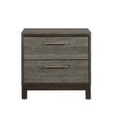 Homelegance Vestavia 2 Drawer Nightstand in Gray 1936-4 Half Price Furniture