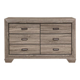 Homelegance Beechnut 6 Drawer Dresser in Natural 1904-5 Half Price Furniture