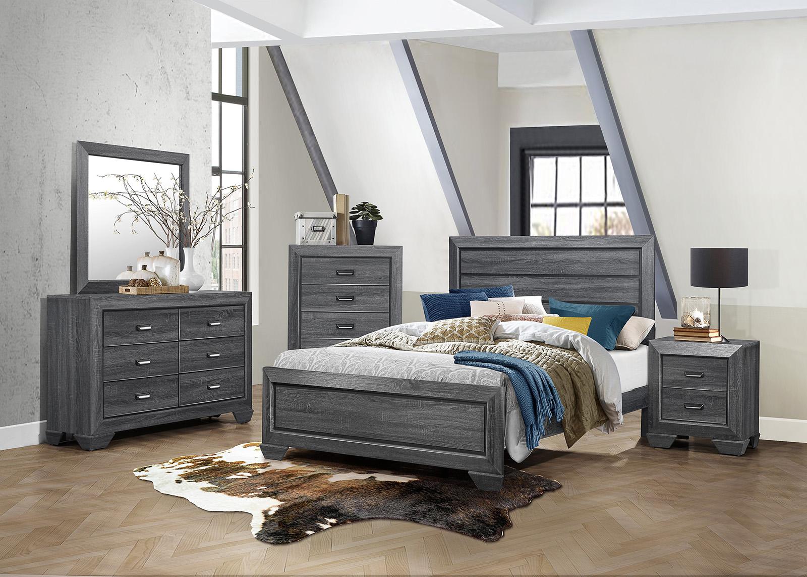 Homelegance Beechnut 6 Drawer Dresser in Gray 1904GY-5 - Half Price Furniture