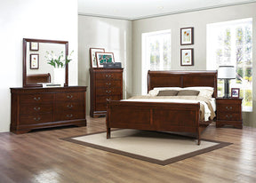 Homelegance Mayville 6 Drawer Dresser in Brown Cherry 2147-5 - Half Price Furniture