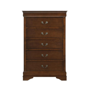 Homelegance Mayville 5 Drawer Chest in Brown Cherry 2147-9 Half Price Furniture