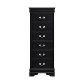 Homelegance Mayville 6 Drawer Lingerie Chest in Black 2147BK-12 Half Price Furniture