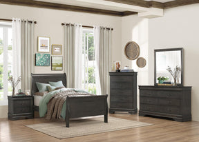 Homelegance Mayville Full Sleigh Bed in Gray 2147FSG-1 - Half Price Furniture