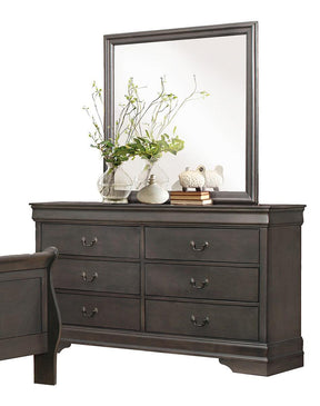 Homelegance Mayville 6 Drawer Dresser in Gray 2147SG-5 - Half Price Furniture