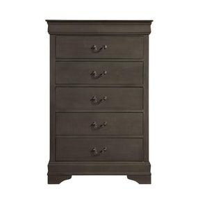 Homelegance Mayville 5 Drawer Chest in Gray 2147SG-9 Half Price Furniture