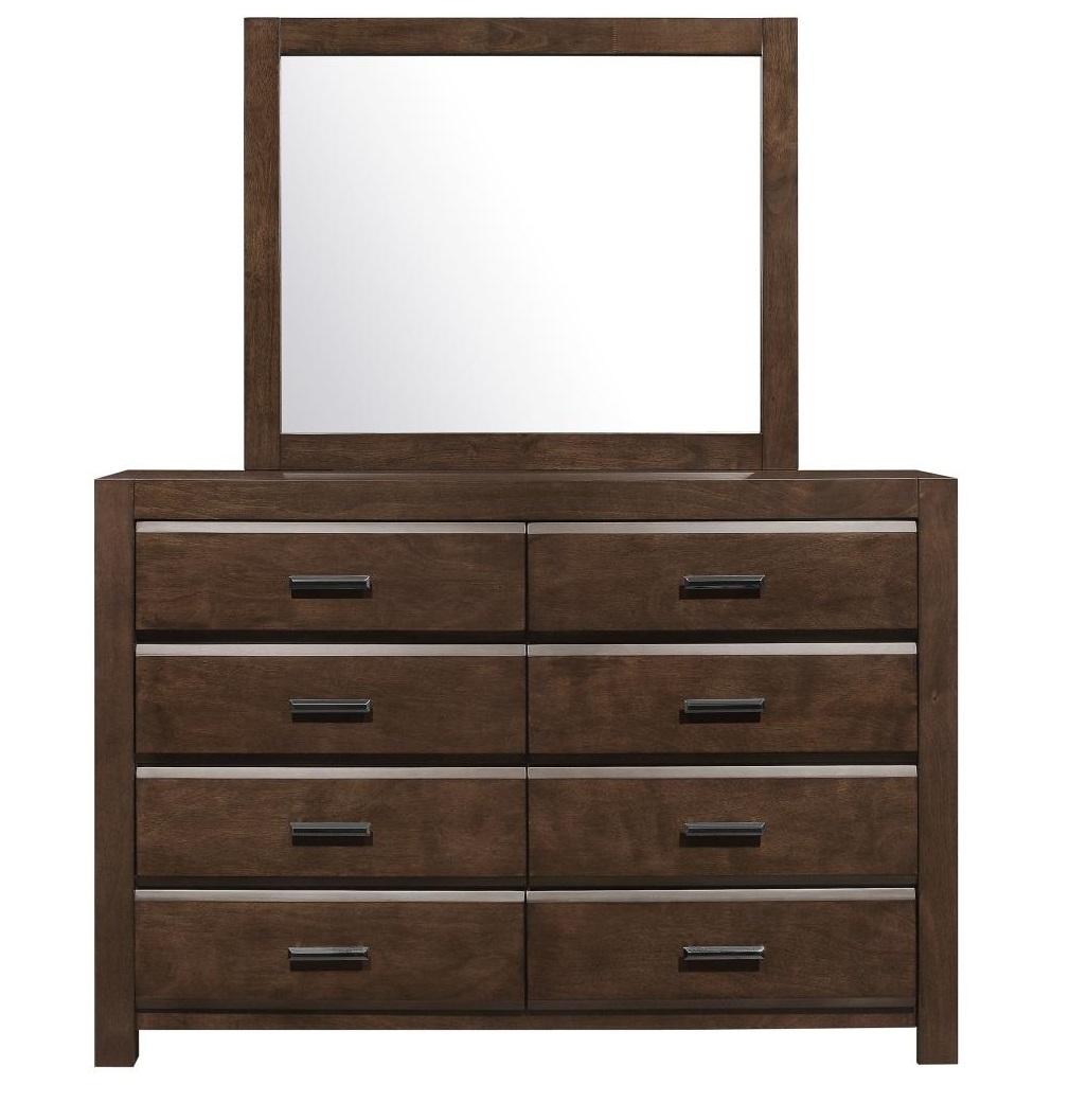 Homelegance Furniture Erwan 8 Drawer Dresser in Dark Walnut 1961-5 - Half Price Furniture