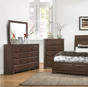 Homelegance Furniture Erwan 8 Drawer Dresser in Dark Walnut 1961-5 - Half Price Furniture