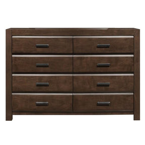 Homelegance Furniture Erwan 8 Drawer Dresser in Dark Walnut 1961-5 Half Price Furniture