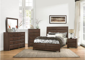 Homelegance Furniture Erwan 2 Drawer Nightstand in Dark Walnut 1961-4 - Half Price Furniture